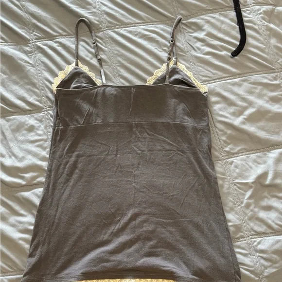 American Eagle Outfitters Lace-Trimmed Tank Camisole Vintage AE - Picture 7 of 12